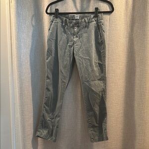 GAP Girlfriend Chino Pants Light Safari Green Size 2P